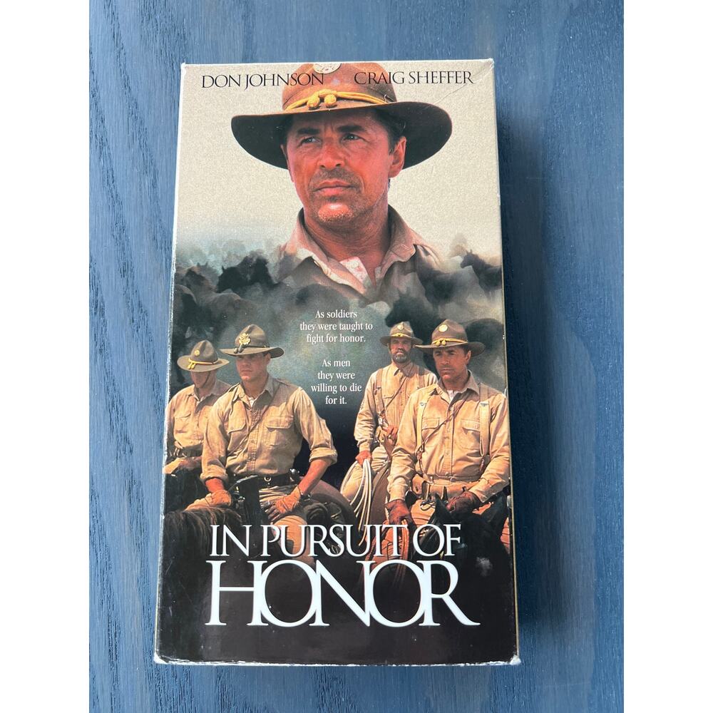 In Pursuit of Honor Historical Western Movie Vintage 1995 VHS Tape Pre-Loved